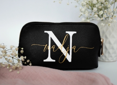 personalisierte Kosmetiktasche mit Namen