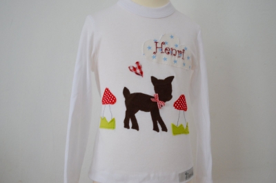 Kindershirt mit Namen von Nanilu , 100% Baumwolle
