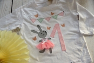 Kindershirt, Geburtstagsshirt, Hase