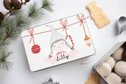 Personalisierte Keksdose mit Namen für Weihnachten