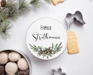 Personalisierte Keksdose mit Namen für Weihnachten