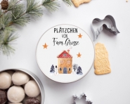 Personalisierte Keksdose mit Namen für Weihnachten
