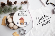 Personalisierte Keksdose mit Namen für Weihnachten