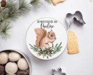Personalisierte Keksdose mit Namen für Weihnachten