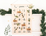 Adventskalender, Adventskalender aus Stoff, Adventskalender personalisiert mit Namen , Adventskalender Kinder, Weihnachten