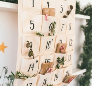 Adventskalender, Adventskalender aus Stoff, Adventskalender personalisiert mit Namen , Adventskalender Kinder, Weihnachten