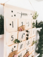 Adventskalender, Adventskalender aus Stoff, Adventskalender personalisiert mit Namen , Adventskalender Kinder, Weihnachten