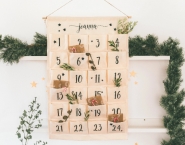Adventskalender, Adventskalender aus Stoff, Adventskalender personalisiert mit Namen , Adventskalender Kinder, Weihnachten