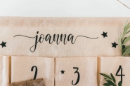 Adventskalender, Adventskalender aus Stoff, Adventskalender personalisiert mit Namen , Adventskalender Kinder, Weihnachten
