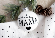 Personalisierte Weihnachtskugel, Christbaumkugel mit Namen, Weihnachten