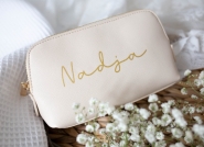 personalisierte Kosmetiktasche mit Namen
