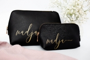 personalisierte Kosmetiktasche mit Namen