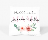 Kissen Bezug Mama Mom personalisiert Geschenk Muttertag
