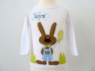 Kindershirt mit Namen von Nanilu, 100% Baumwolle