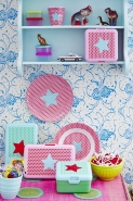 Rice Kinder Lunch-Box - Kids Lunch Box STARS Print - grün